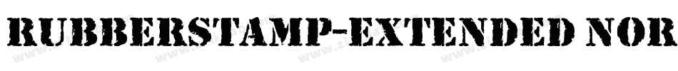 RubberStamp-Extended Normal字体转换